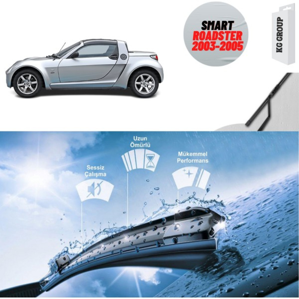 KG Group Smart Roadster 2005 Silecek Takımı Sağ ve Sol Oto Boyaları Fiyatı