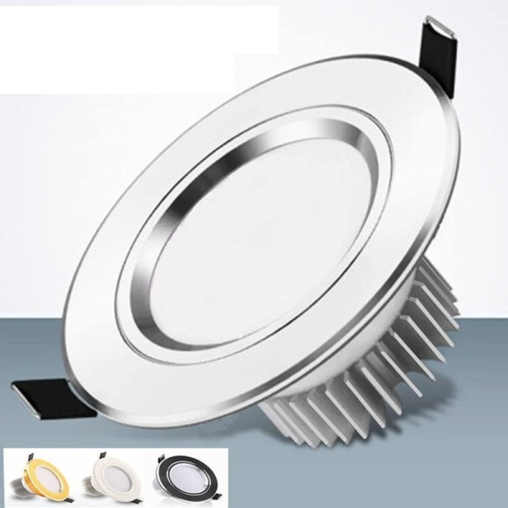 Khalid Bain Ev Gömme Aydınlatma 8 Inç Tamamen Alüminyum Ultra Ince 18 W Tavan Lambası LED Downlight (Yurt Dışından) - Beyaz Armatür Fiyatı