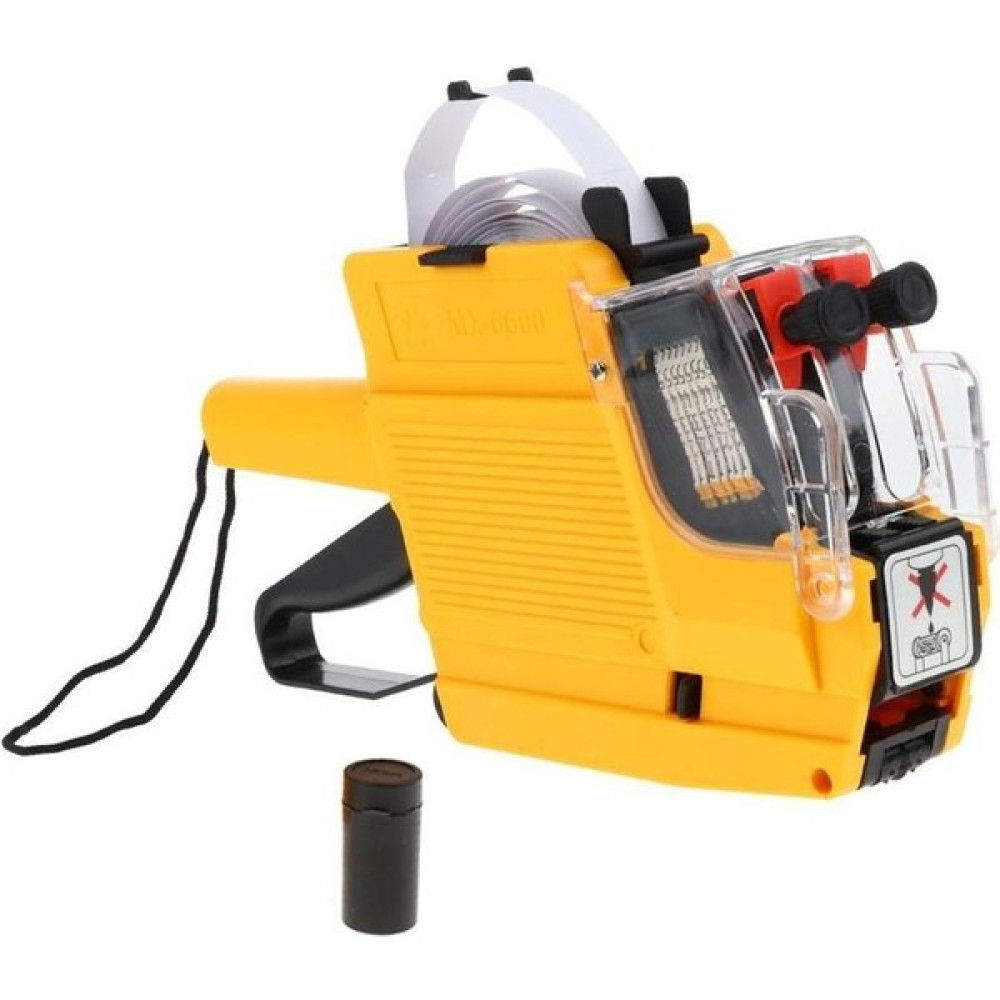 Khalid Bain MX-6600 10 Haneli, 2 Satırlı Etiket (Yurt Dışından) - Sarı Yazıcılar Fiyatı