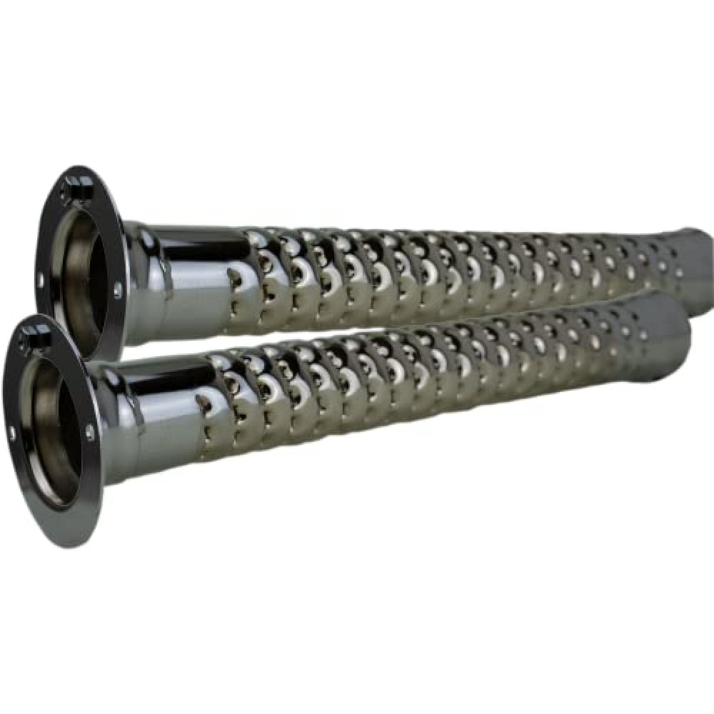 KHROME WERKS 1860-1818 202712P HP-Plus® Louvered High Performance Baffle Inserts
