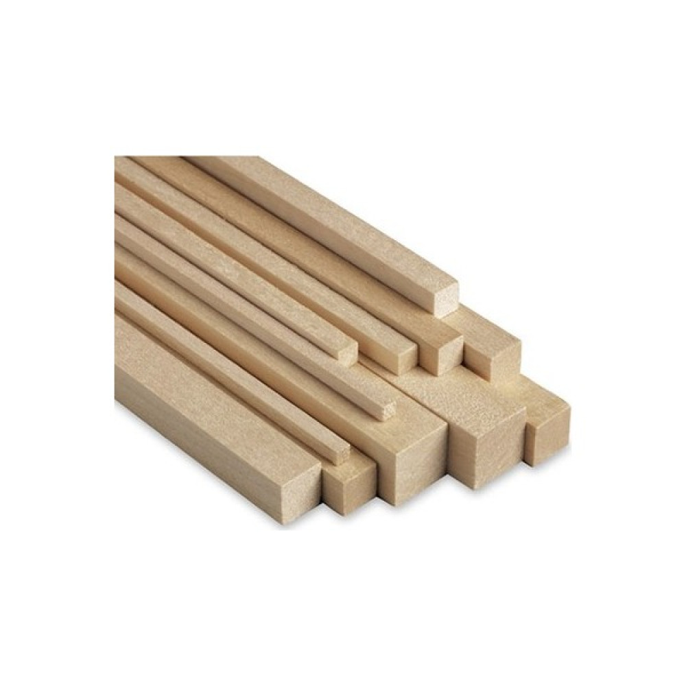 Kibavmshop 6 x 6 mm 100 cm Maket İçin Balsa Çıta 10 Adet Maket Fiyatı