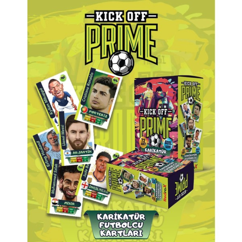 Kick Off Prime Karikatür Futbolcu Kartları 72 Adet Özel Kutu Özel Seri Koleksiyon Oyun Kartları Oyun Takımları Fiyatı