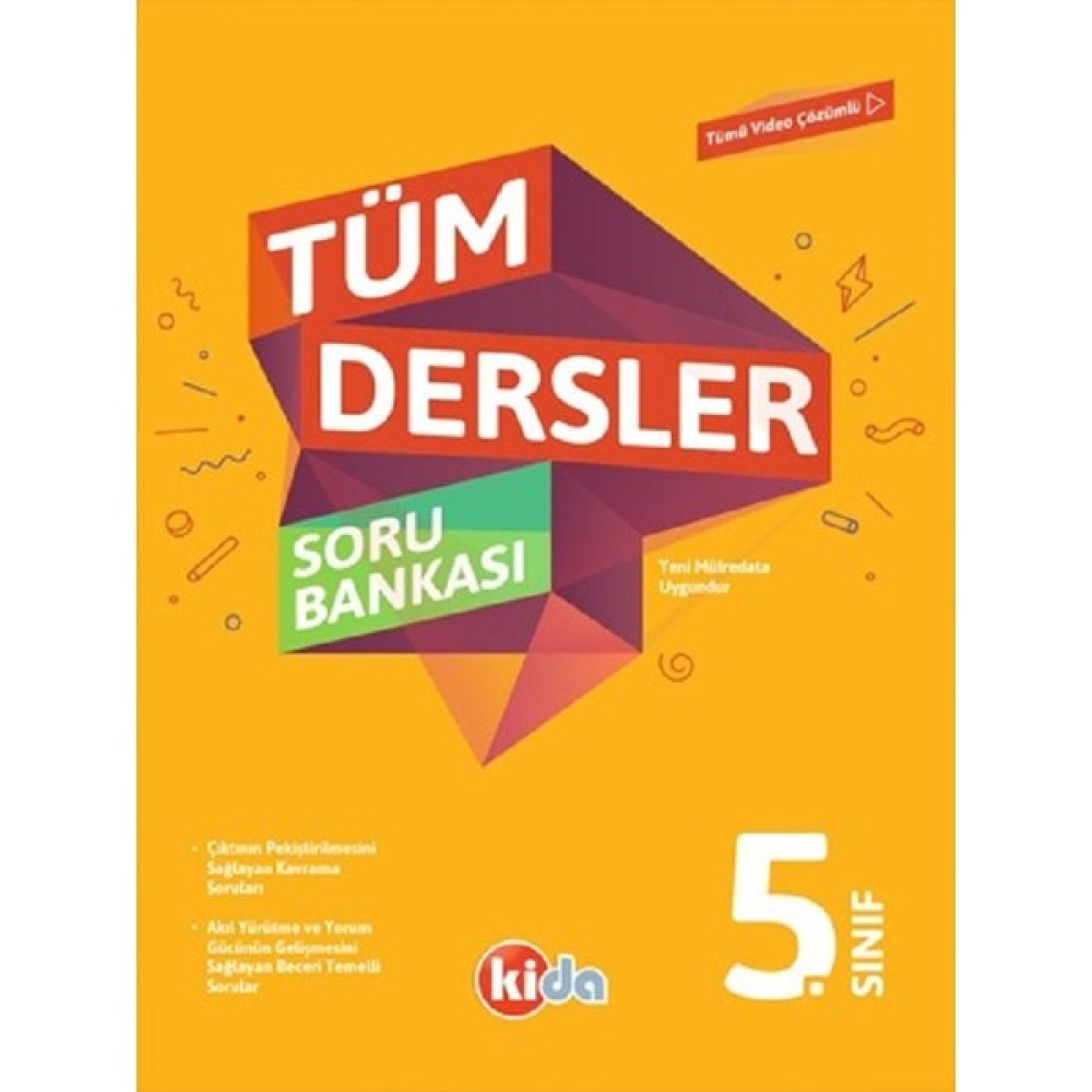 Kida Yayıncılık 5. Sınıf Tüm Dersler Soru Bankası Tüm Dersler Fiyatı