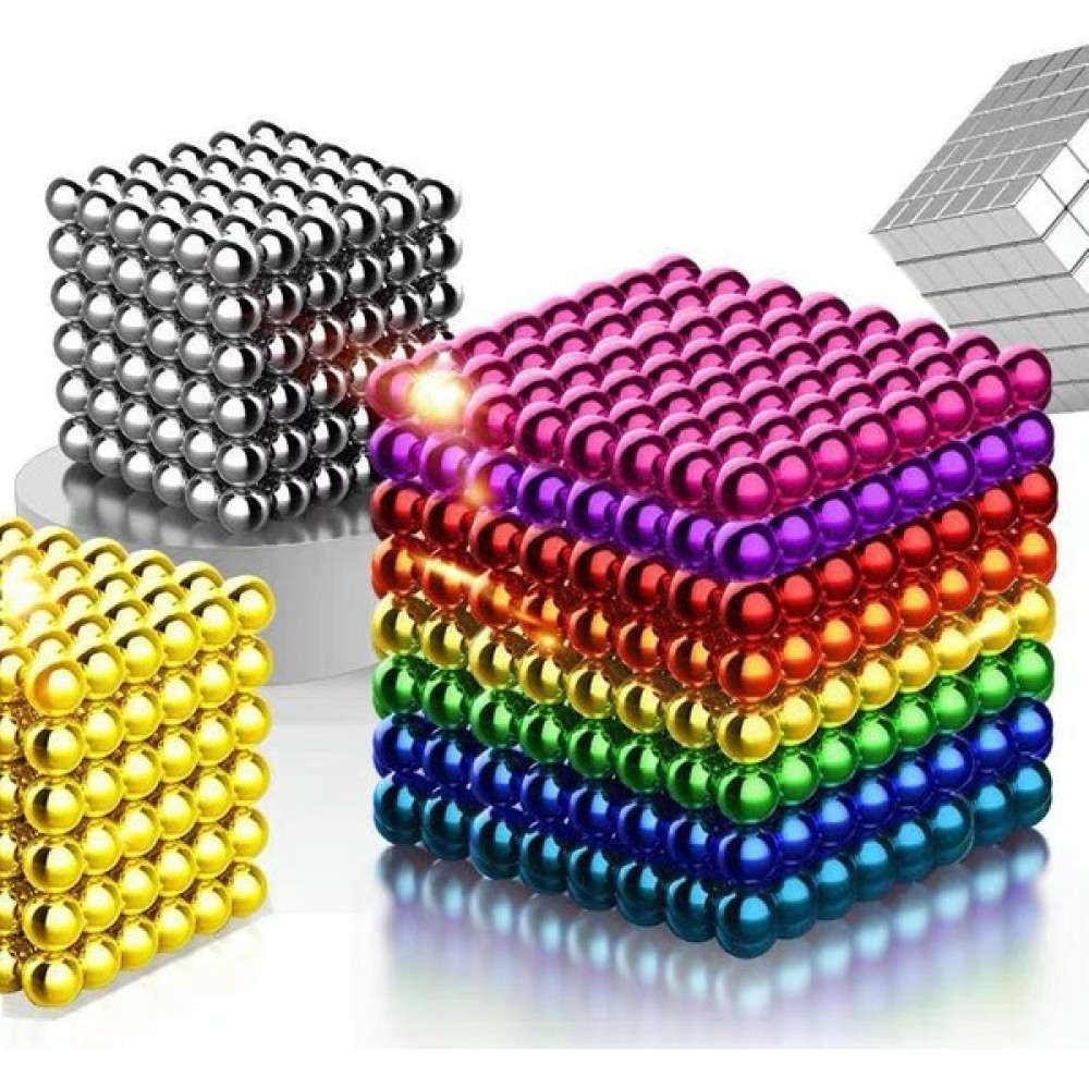 KiddoZone Toy 5 mm 512 Adet Neocube Küp Neodymium Manyetik Mıknatıs Toplar Nts Bina Blok Bilye Bulmaca Sıkıştırma Toplam Oyuncular Sekiz Renk (Yurt... Eğitici Oyuncak Fiyatı