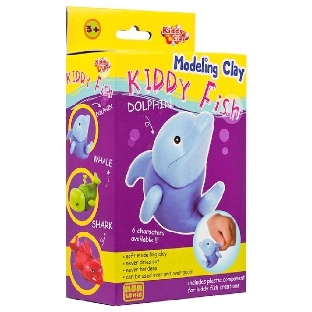 Kiddy Clay 12 Model Hamur + Balık Kalıpları (6 Farklı Balık Seti) Eğitici Oyuncak Fiyatı