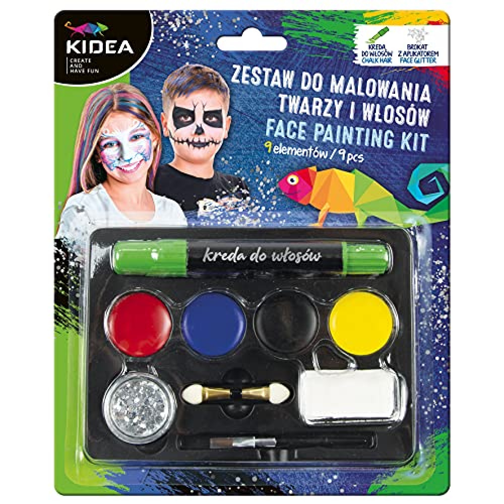 KIDEA FACE AND HAIR PAINTING SET