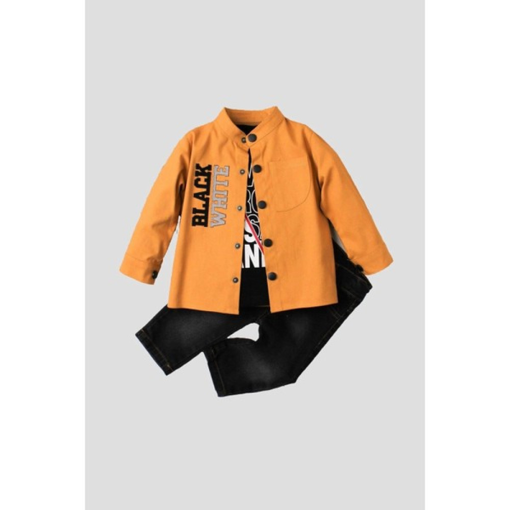 Kidex's Erkek Bebek Ceketli Takım Kot Pantolon Sweatshirt Spor Ceket Üçlü Takım Pamuklu Bebek Giysi Takım Fiyatı