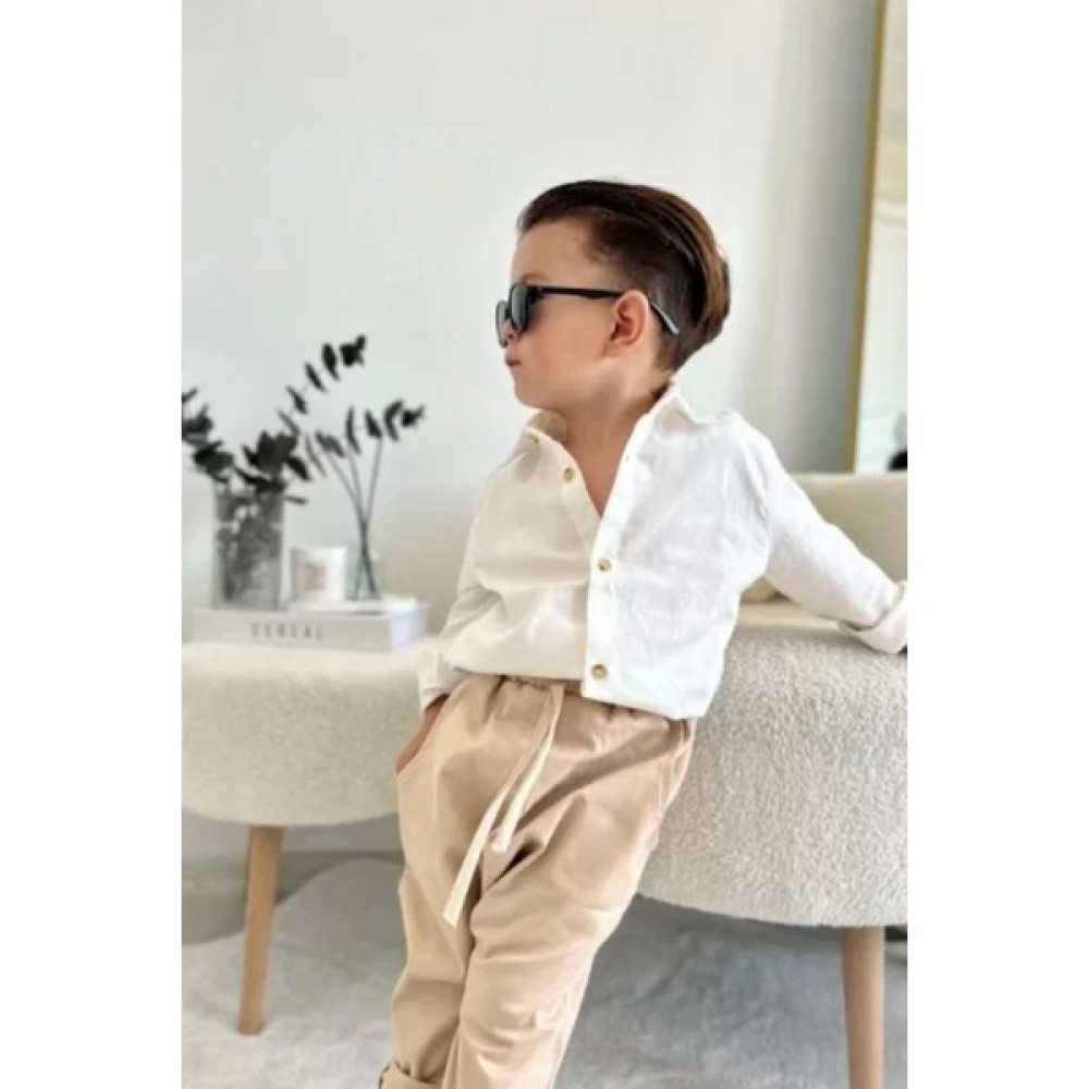 Kidmark Çocuk Modası Erkek Çocuk Gömlek Pantolon Ikili Takım Erkek Çocuk Giyim Takımı Fiyatı