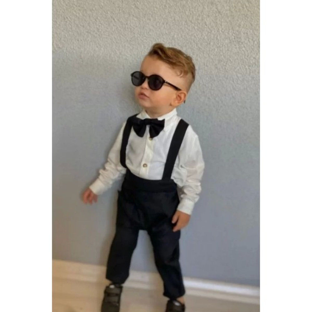 Kidmark Çocuk Modası Erkek Çocuk Papyon Salopet Takım Erkek Çocuk Pantolon Fiyatı