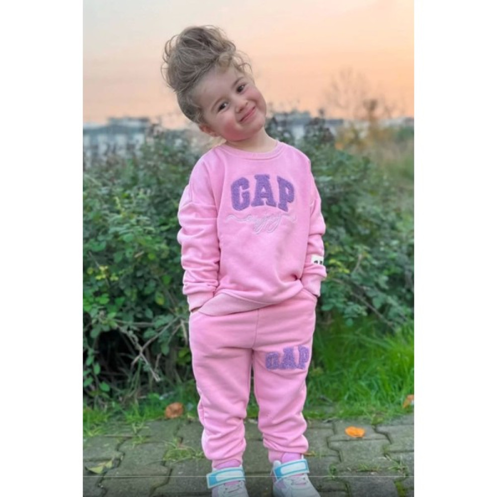Kidmark Çocuk Modası Kız Çocuk Pembe Gap Alt-Üst Takım Kız Çocuk Giyim Takımı Fiyatı