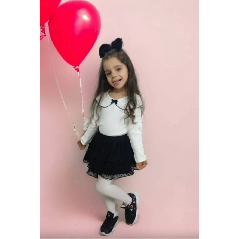 Kidmark Çocuk Modası Kız Çocuk Tüllü Etek Detaylı Ikili Takım Kız Çocuk Giyim Takımı Fiyatı