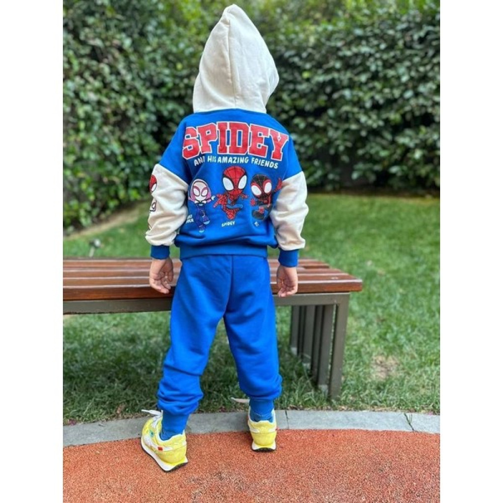 Kidmark Çocuk Modası Marvel Örümcek Adam Kapşonlu Alt-Üst Takım Erkek Çocuk Giyim Takımı Fiyatı