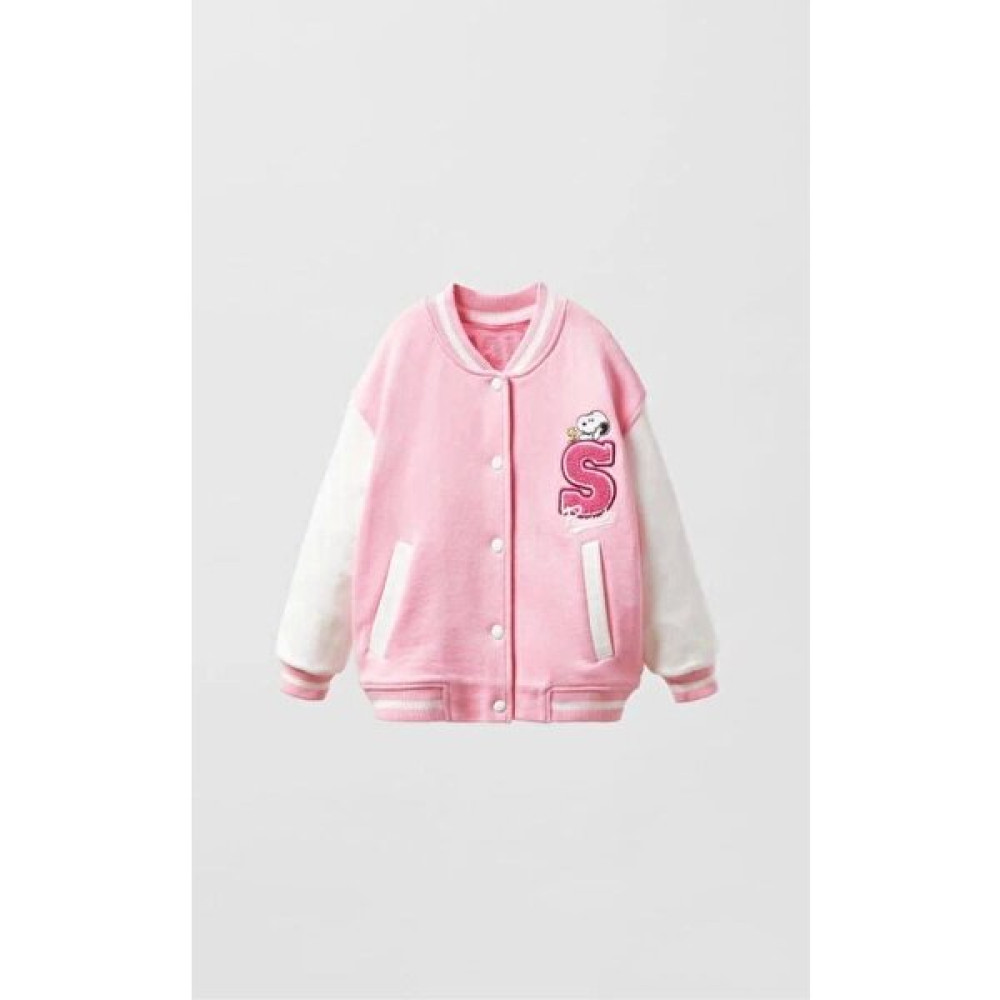 Kidmark Çocuk Modası Pembe Snoopy Kolej Ceket Kız Çocuk Mont Fiyatı