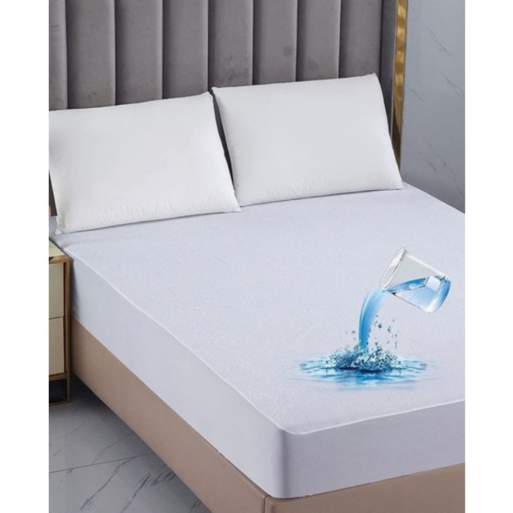Kidmax %100 Su Sıvı Geçirmez Full Kenar Micro Fıtted Beyaz Yatak Koruyucu Alez Çarşaf Tek Çift - 160 x 200 cm Alez / Yatak Koruyucu Fiyatı
