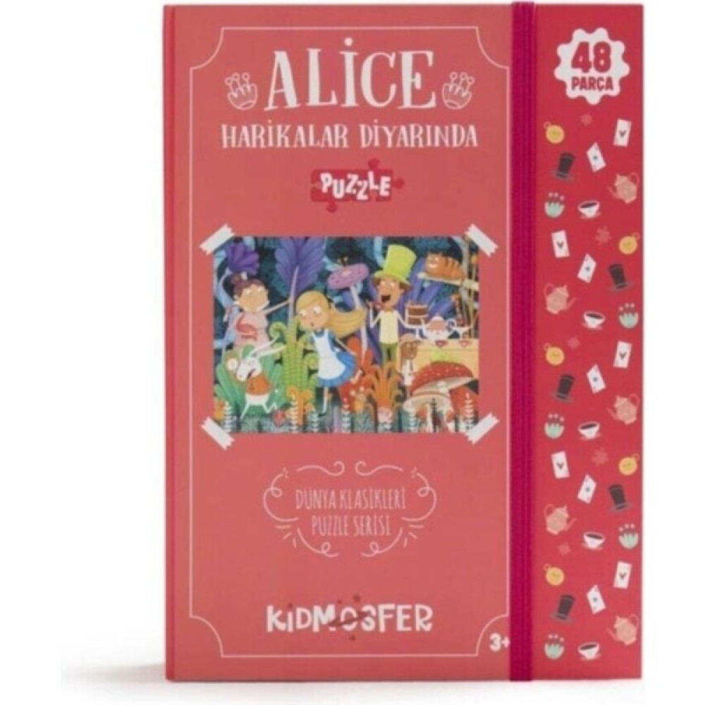 Kidmosfer Alice Harikalar Diyarında Puzzle (Yapboz) 48 Parça Eğitici Oyuncak Fiyatı