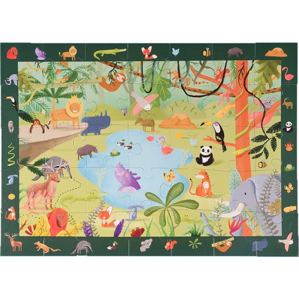 Kidmosfer Buzz Puzzle - Jungle (Search And Find Puzzle) Eğitici Oyuncak Fiyatı
