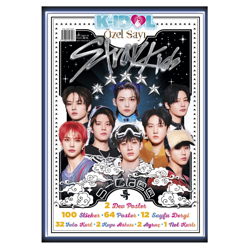 KİDOL KIDOL OZEL SAYI STRAY KIDS (5-STAR) DERGISI 2023-03 Gençlik Kitapları Fiyatı