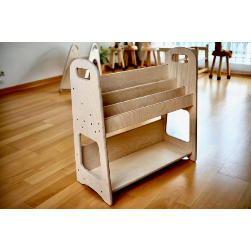 Kıdoppo Pikler Montessori Kitaplık Büyük Boy - Ayaklı Montessori Kitaplık Kitaplık Fiyatı