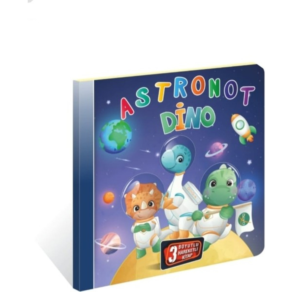 Kids Babies 3 Boyutlu Hareketli Kitap, Astronot Dino Hareketli Pop-Up Kitap Okul Öncesi Eğitici & Öğretici Kitaplar Fiyatı