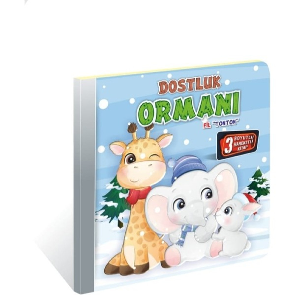 Kids Babies 3 Boyutlu Hareketli Kitap,dostluk Ormanı Fil Tonton Hareketli Pop-Up Kitap Diğer Fiyatı