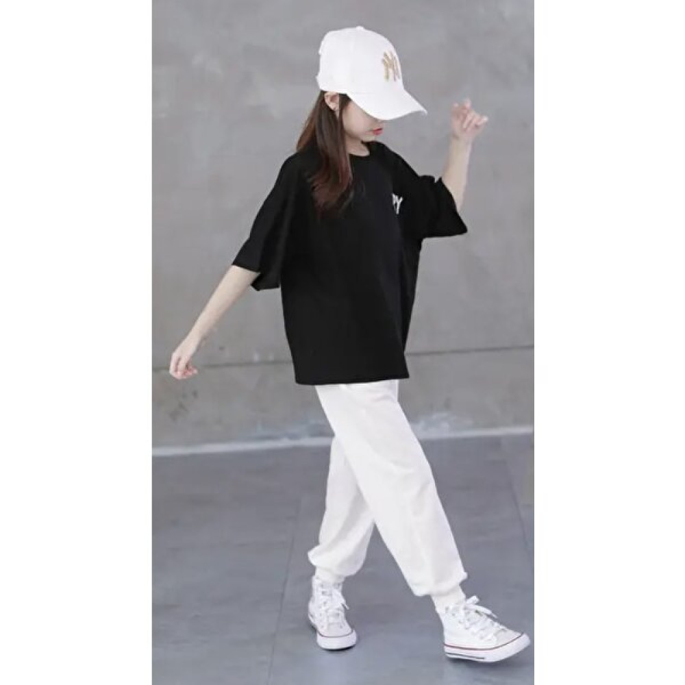 Kids Face Özel Tasarım Bisiklet Yaka Every Mother Day Baskılı %100 Pamuk Hip Hop Kız Çocuk T-Shırt Kız Çocuk T-shirt Fiyatı