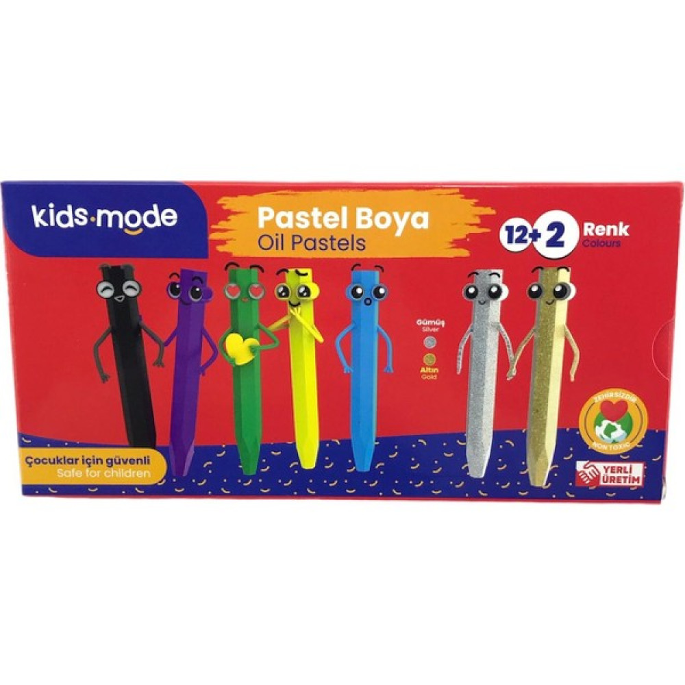 Kids Mode 12+2 Pastel Boya Pastel Boya Fiyatı