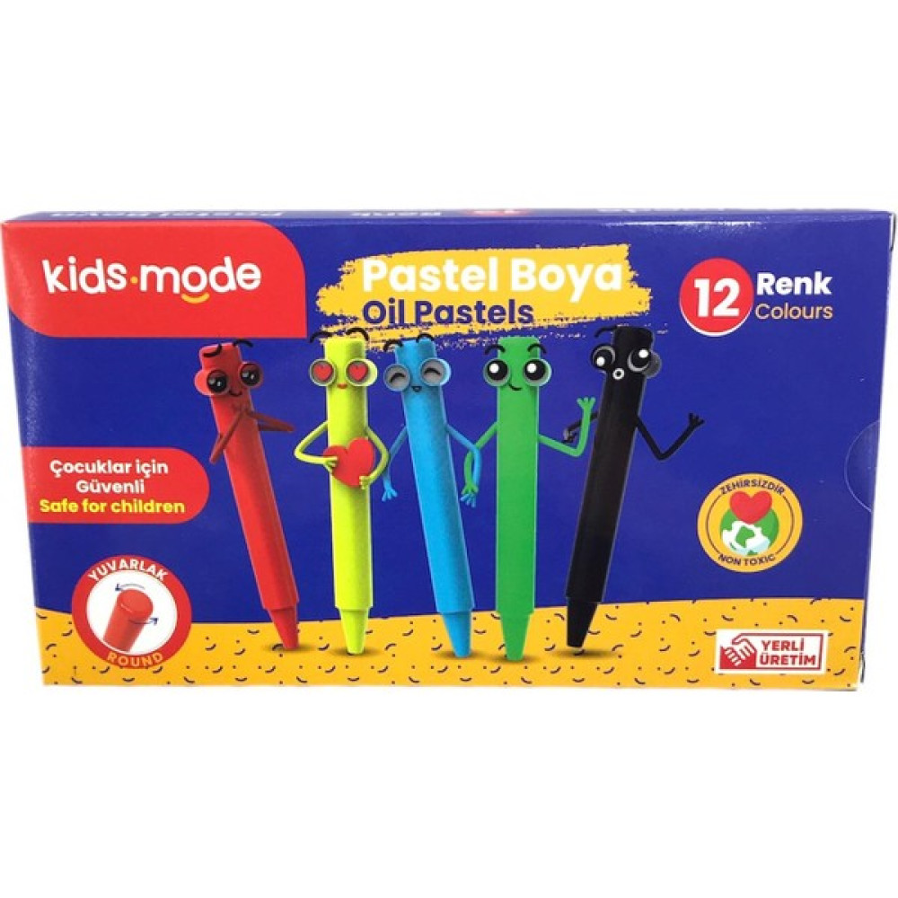 Kids Mode Pastel Boya 12'li Pastel Boya Fiyatı