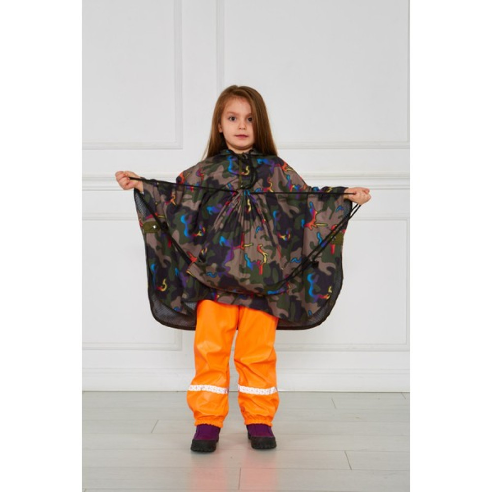 Kidsabu Çocuk Unisex Kamuflaj Yağmurluk Kız Çocuk Yağmurluk Fiyatı