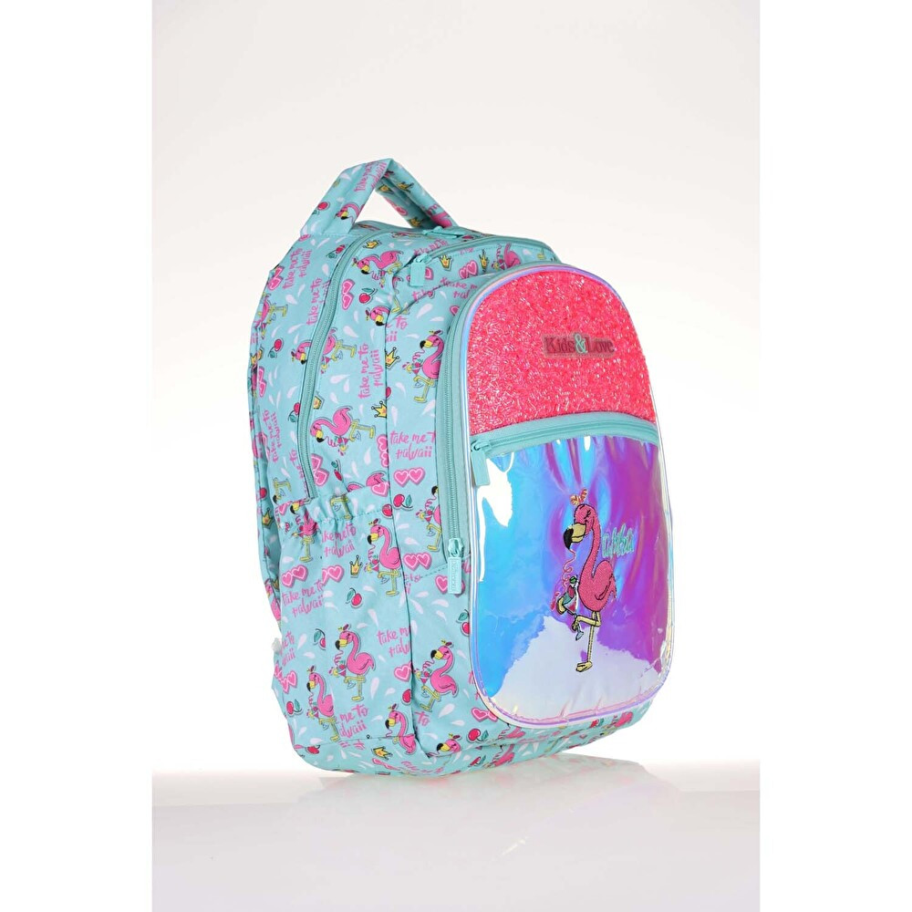 Kids&Love L5061-Flamingo Sırt Çantası (Aynalı-Taşlı) Okul Malzemeleri Fiyatı