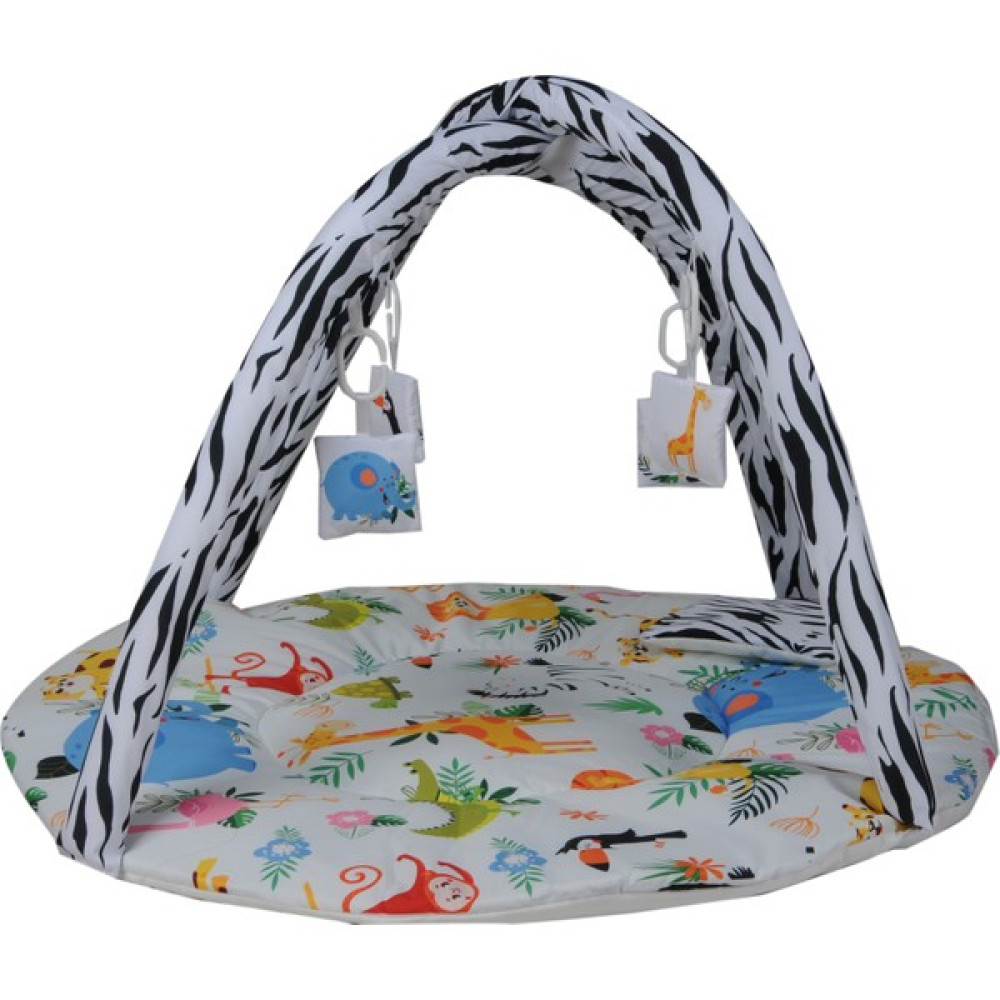 Kidsnino Deluxe Oyun ve Aktivite Halısı Safari - Yeşil - 85 x 85 x 60 cm Oyuncak Fiyatı