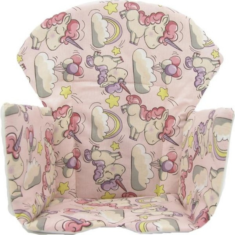 Kidsnino Mama Sandalyesi Minderi Unicorn Pembe Mama Sandalyesi ve Aksesuarı Fiyatı