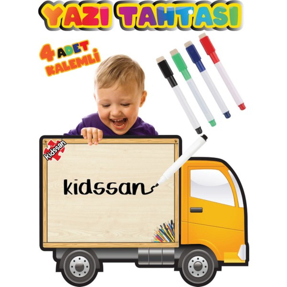 Kidssan Games Süper Şekilli Yazı Tahtası Yüksek Kaliteli Mukavva (Araba) Oto Boyaları Fiyatı