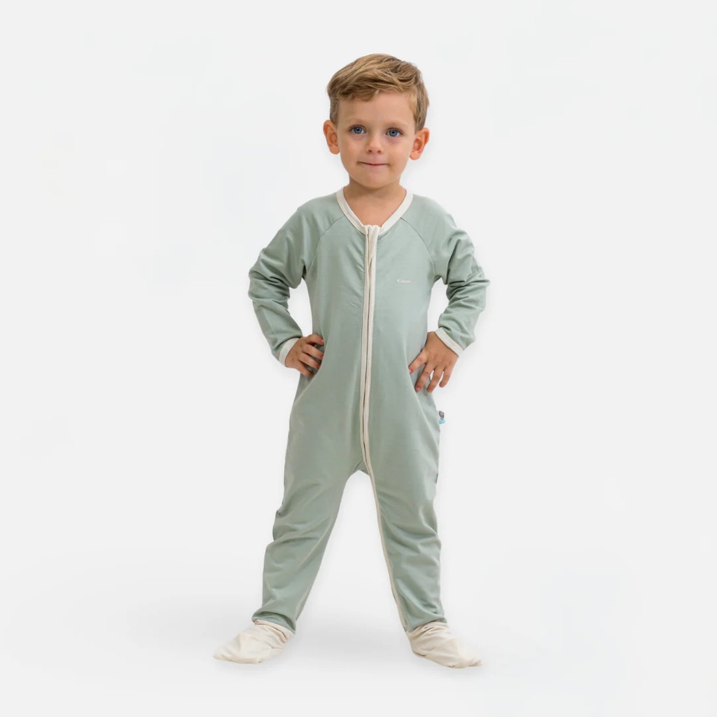KidZee Uyku Tulumu 1.0 TOG Yeşil Sage Zee-Suit Uzun Kol Yumuşak Konforlu Kumaş Giyim & İç Giyim Fiyatı
