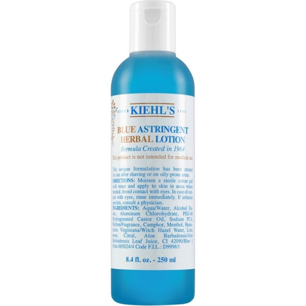 Kiehl's Blue Astringent Herbal Lotion 250 ml Tonik Cilt Temizleme ve Peeling Fiyatı