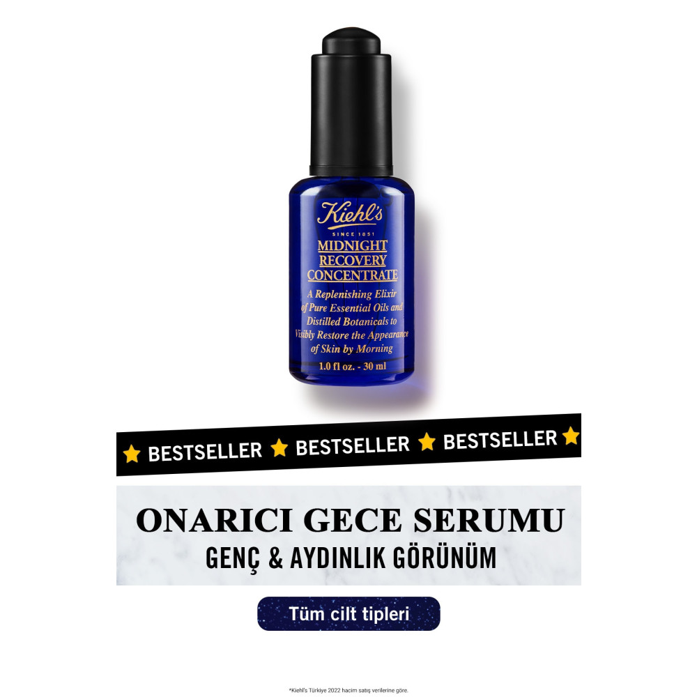 Kiehls Midnight Recovery Cildi Onaran Ve Aydınlık Görünüm Veren Gece Serumu 30 ml Cilt ve Yüz Bakımı Fiyatı
