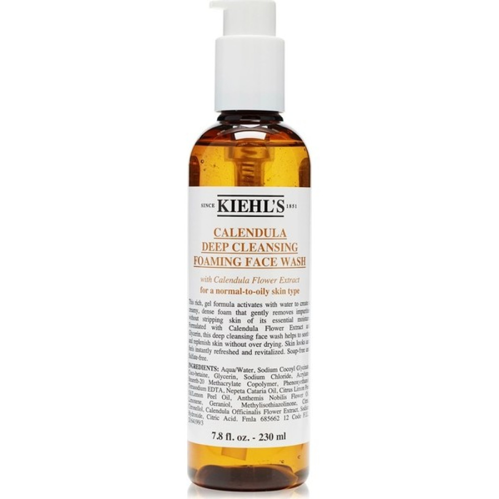 Kiehl's New York Calendula Deep Cleansing Face Wash 230ml - Kadife Çiçeği Özlü Köpüren Temizleyici Cilt Temizleme ve Peeling Fiyatı