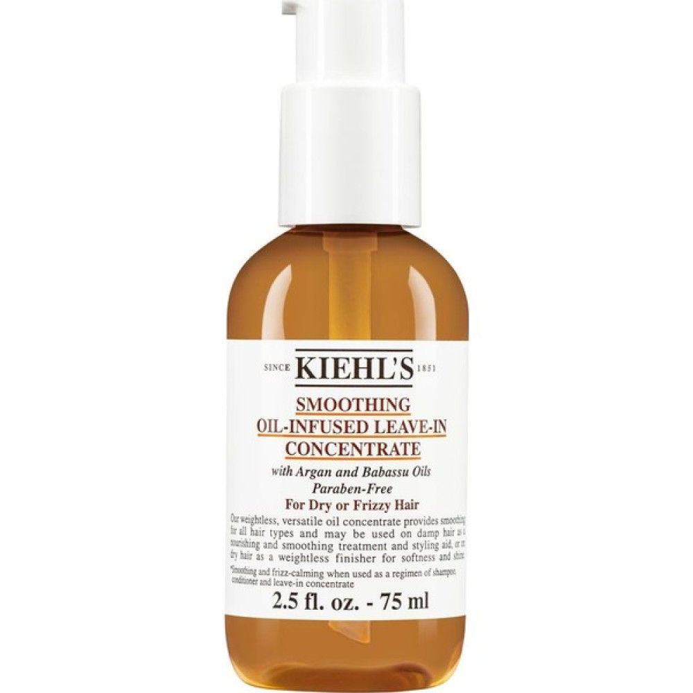Kiehl's New York Smoothing Oil-Infused Leave-In Concentrate 75 ml - Argan Yağı Saç Bakım Serumu 75 ml Şampuan ve Saç Kremi Fiyatı