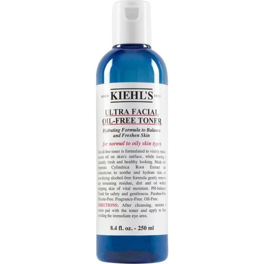 Kiehl's New York Ultra Facial Oil-Free Toner 250ml - Normalden Yağlıya Dönük Ciltler Için Tonik Cilt Temizleme ve Peeling Fiyatı
