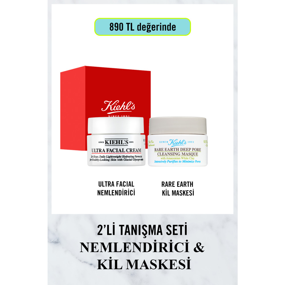 Kiehls Ultra Nem & Kil Maskesi 2li Set Set Cilt Temizleme ve Peeling Fiyatı