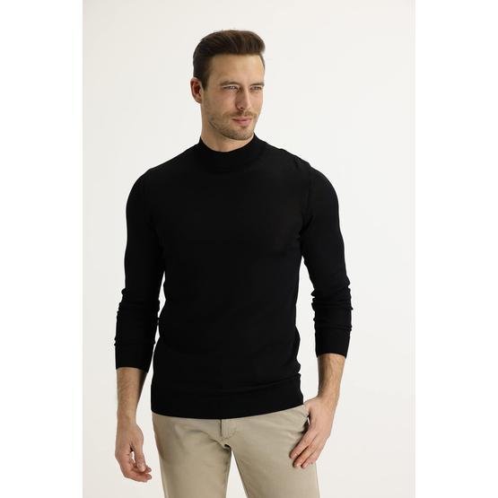 Kiğılı 52197 Bato Yaka Tasarım Slim Fit Erkek Triko Kazak