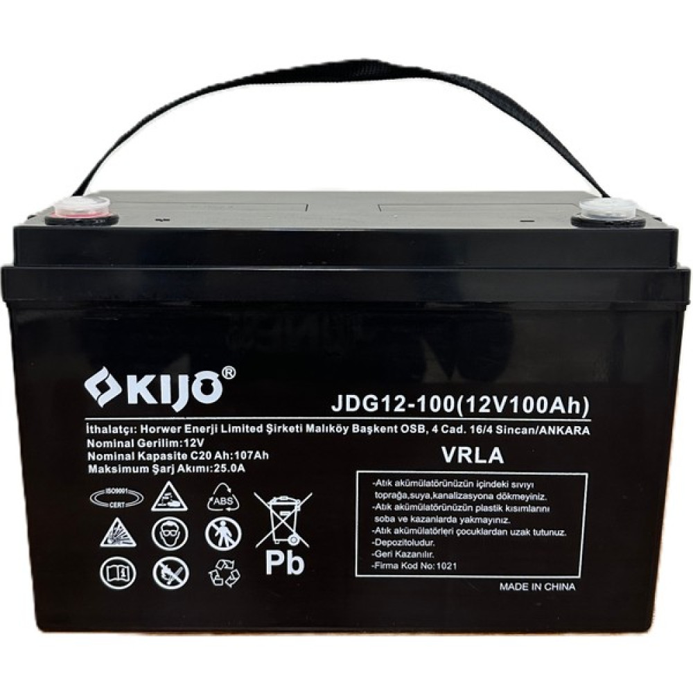 Kıjo 12V 100AH Derin Döngülü Agm Jel Akü Akü Fiyatı