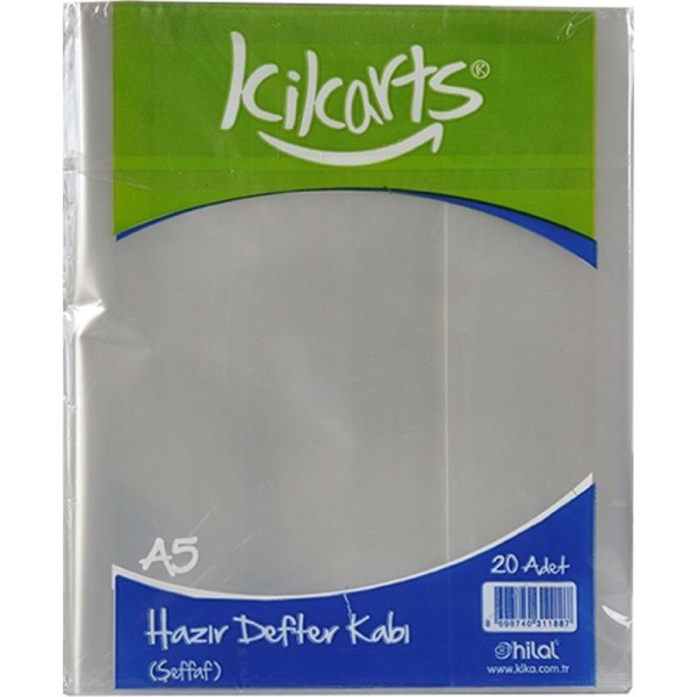 Kika Hazır Defter Kabı Şeffaf A5 Defter Fiyatı