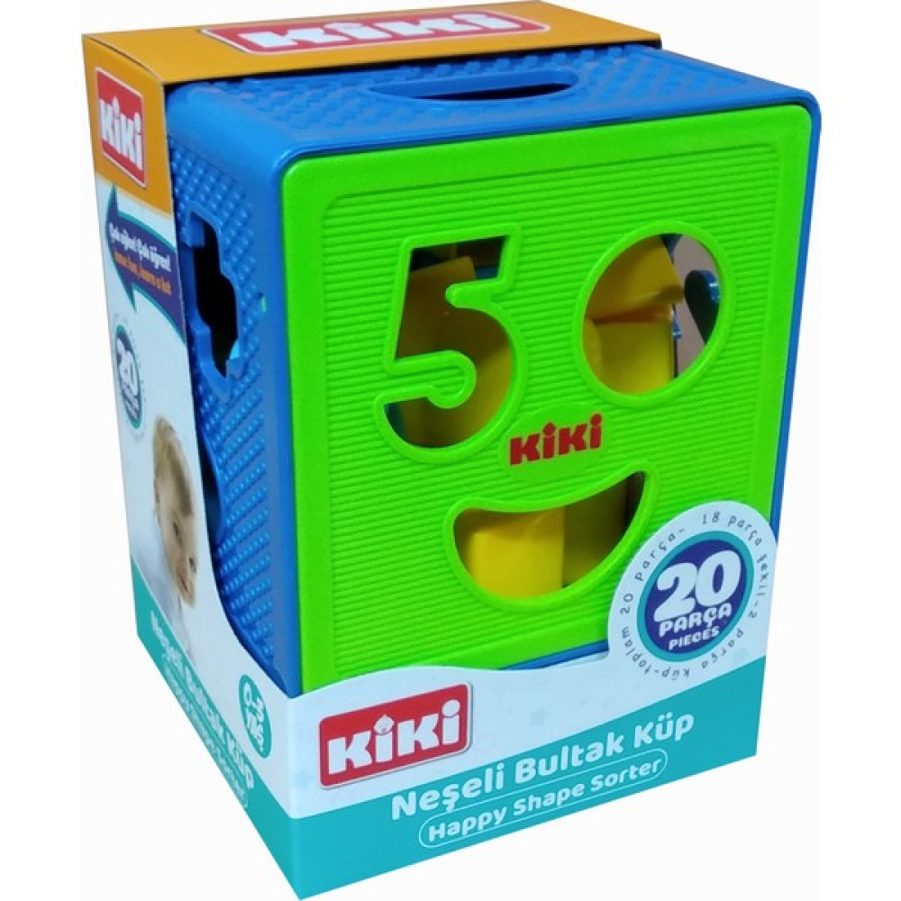 Kiki Neşeli Bul-Tak Küp, Çocuk Gelişiminde Etkili, AE-1210 Eğitici Oyuncak Fiyatı