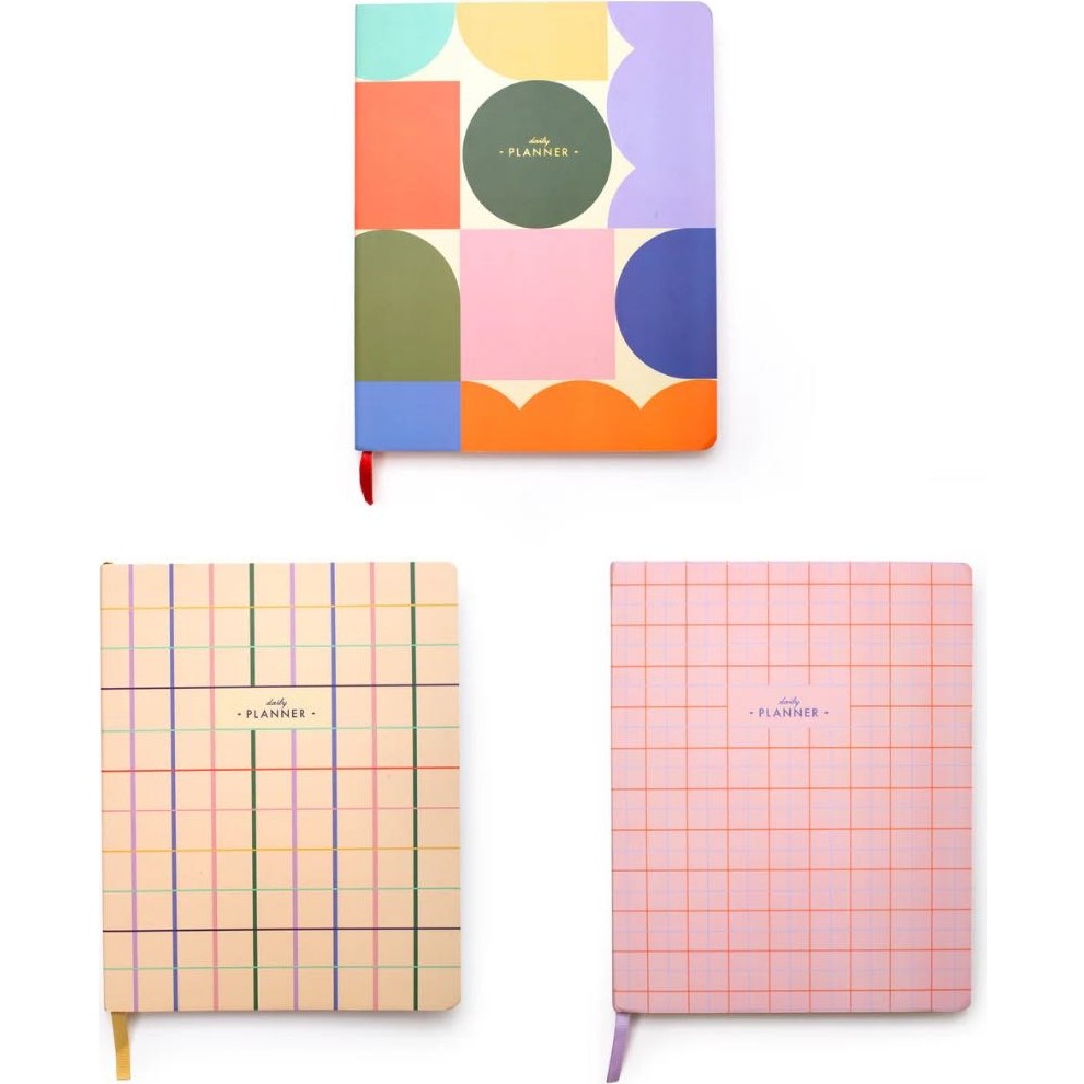 Kikkerland A5 Sert Kapak Pembe Renkli Tarihsiz Ajanda / Planner 210 x 170 mm 96 Sayfa Ajanda Fiyatı