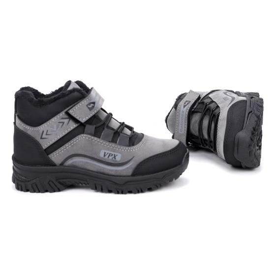 Kiko Kids BLMX 5050 Füme-Siyah Günlük Cırtlı Erkek Çocuk Bot