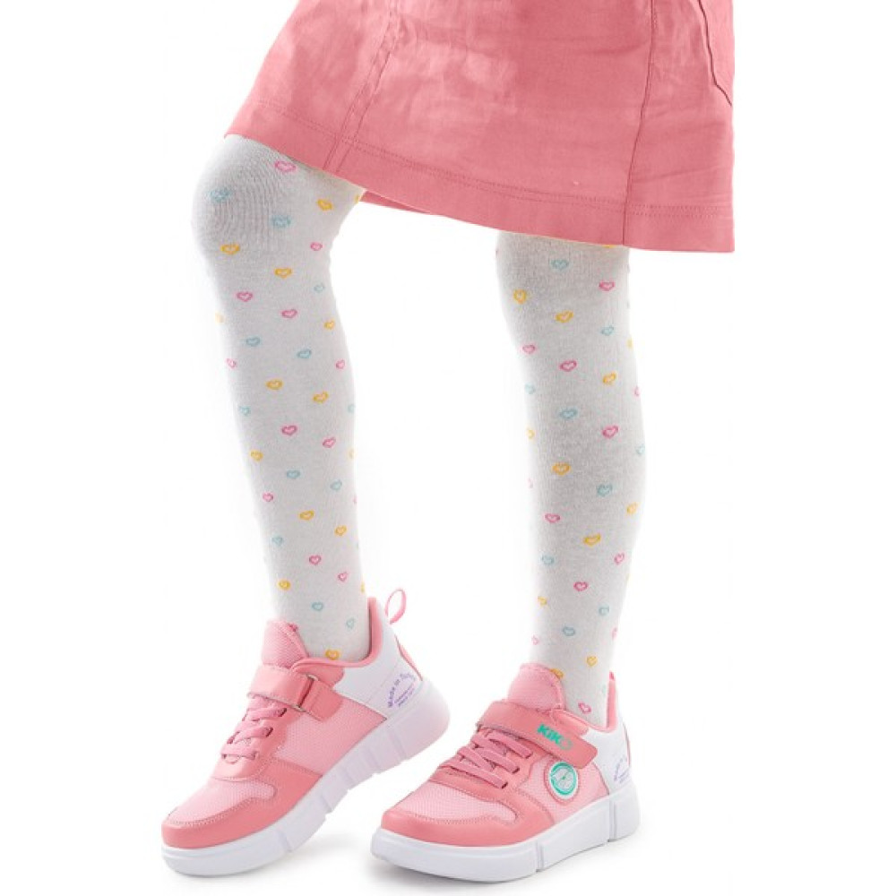 Kiko Kids Cırtlı Fileli Kız Çocuk Spor Ayakkabı 3011 Şeker - Beyaz Kız Çocuk Günlük Ayakkabısı Fiyatı