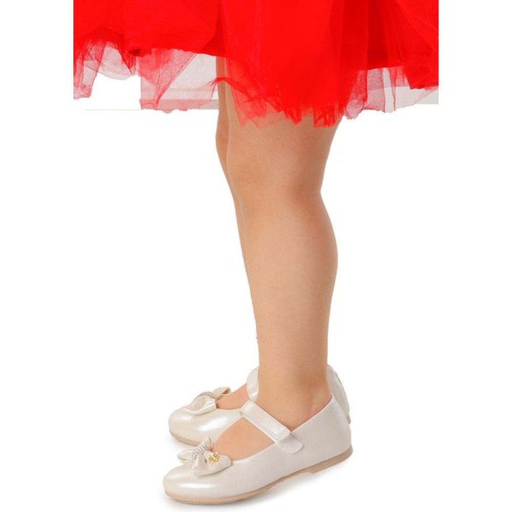 Kiko Kids Cırtlı Fiyonklu Kız Çocuk Babet Ayakkabı Ege 201 Cilt Sedef Kız Çocuk Babet Fiyatı