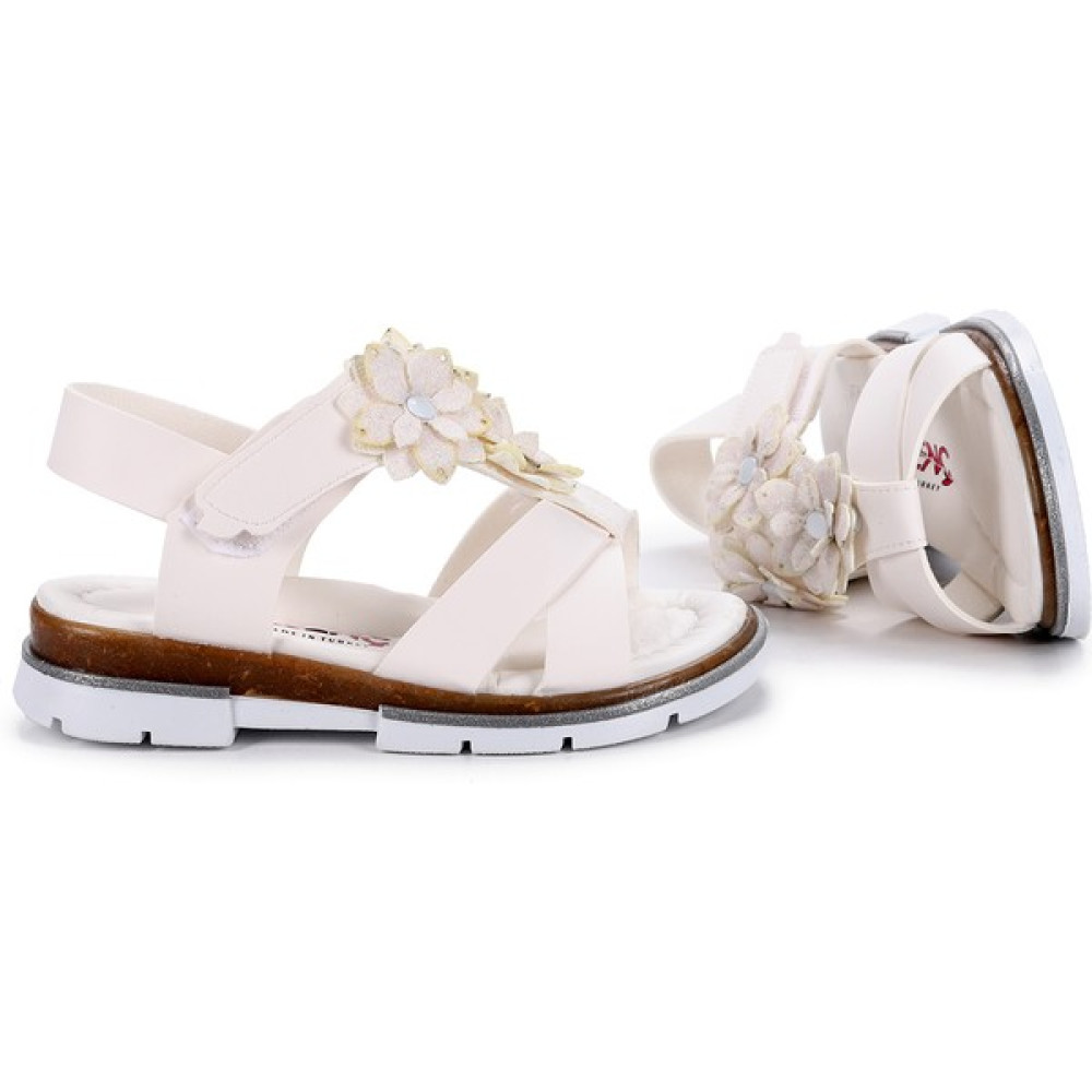 Kiko Kids Kiko Şb 2836-42 Orto Pedik Kız Çocuk Sandalet Terlik Beyaz Kız Çocuk Terlik & Sandaleti Fiyatı