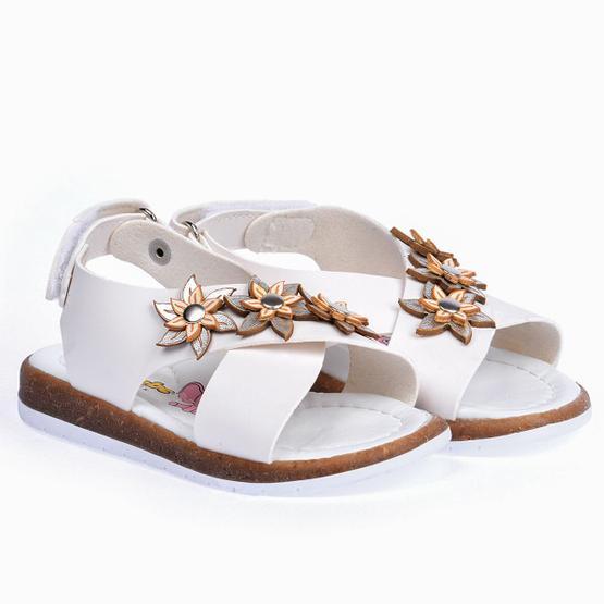 Kiko ŞB 22722440-49 Beyaz Gümüş Kız Çocuk Sandalet
