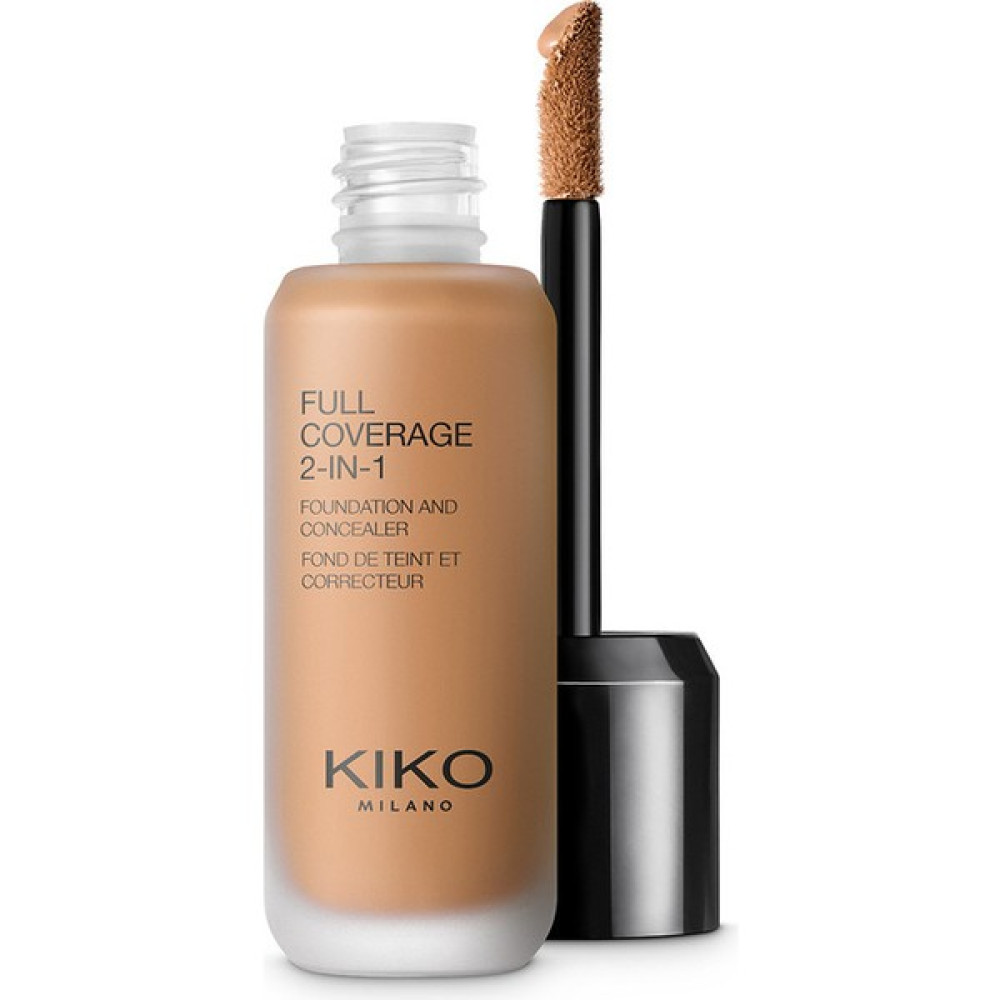 KikoMilano Likit Fondöten - Full Coverage 2-In-1 Foundation & Concealer Warm Beige 105 - Nude Beige Concealer Fiyatı